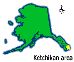 Ketchikan fishing map map of Ketchikan, Alaska