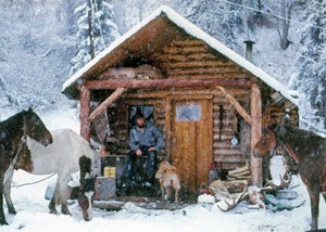 Horseback moose hunt in Alaska Mike
