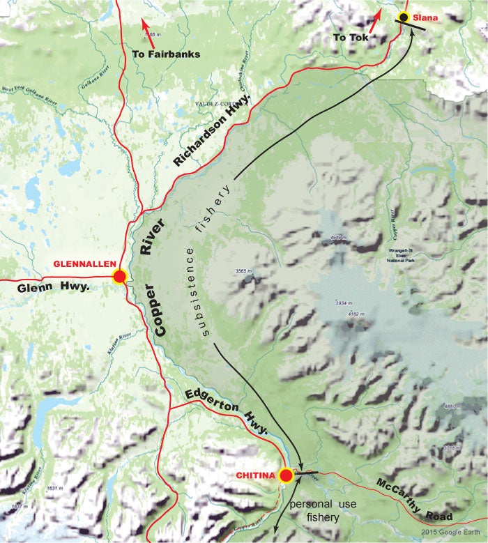 Copper River Salmon Run Chart