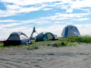 Kasilof River Camping Camping on the lower Kasilof River