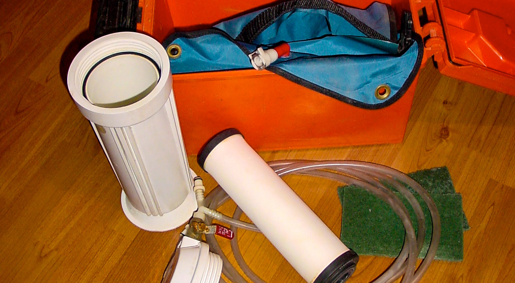 RAFT bulk water filtration system for remote expeditions